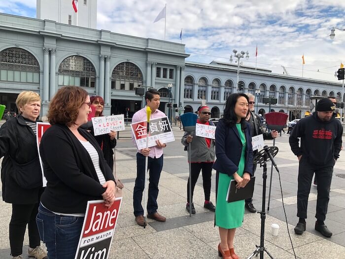 Jane Kim Speaking at Clean Streets Announcement